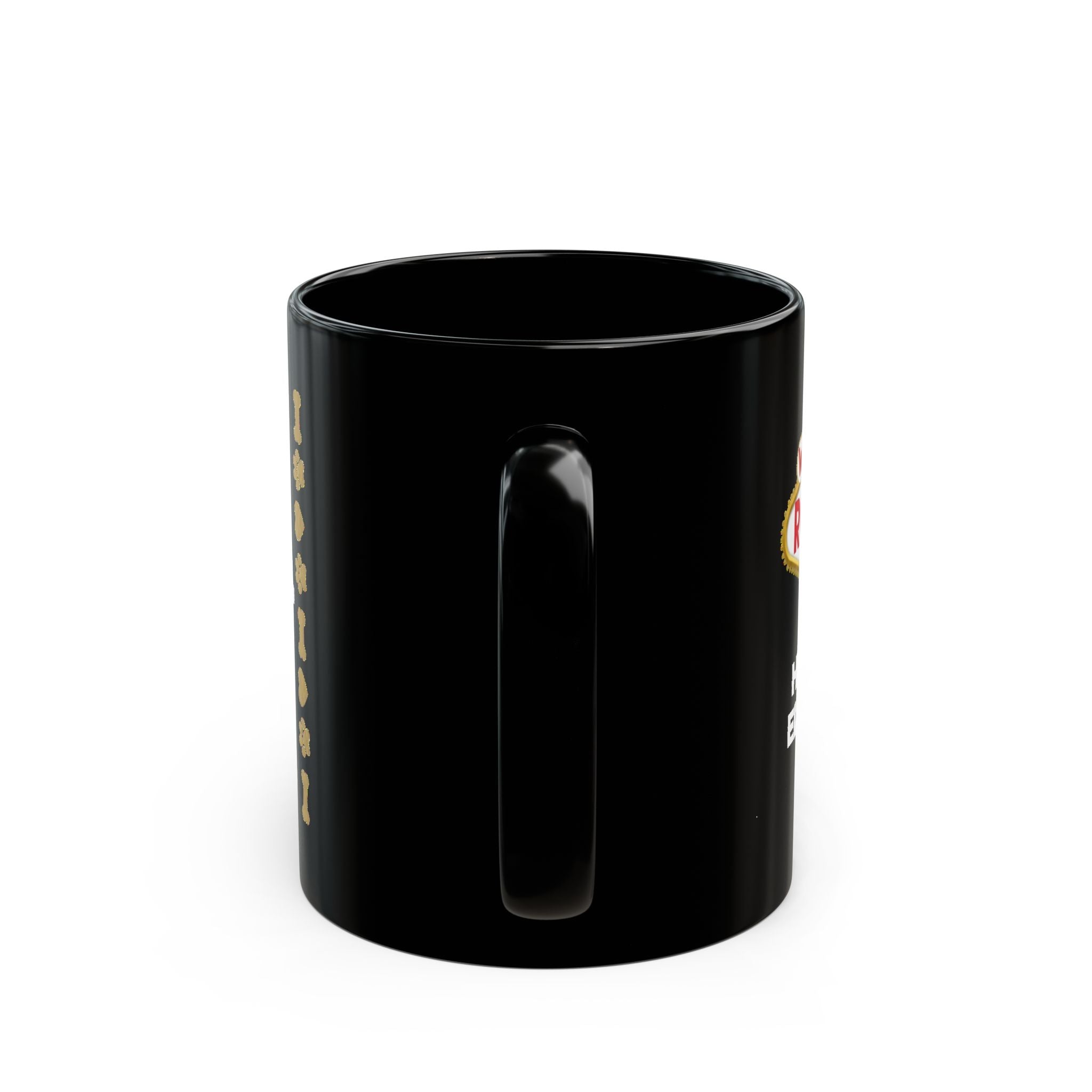 Las Vegas Pawfect: "Top Tier Pups, Vegas Style" Black Coffee Mug (11oz/15oz)