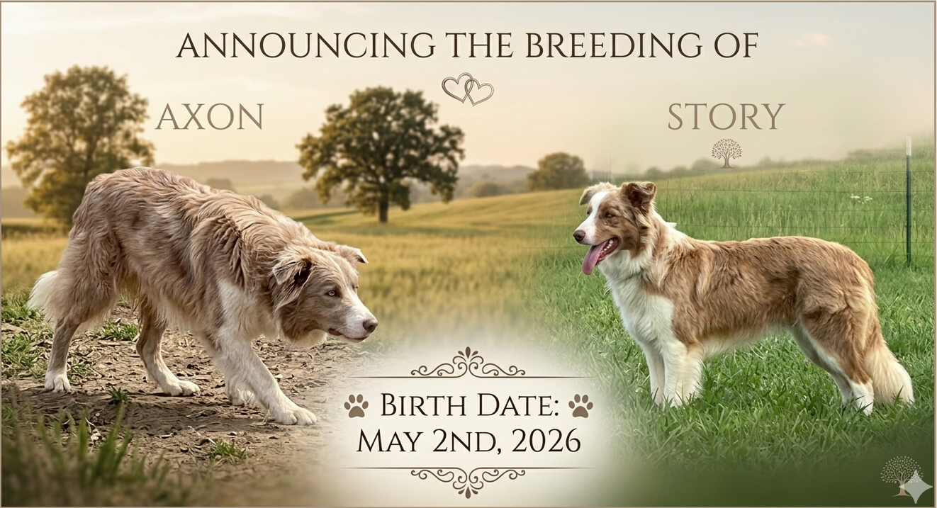 Axon and story litter of puppies