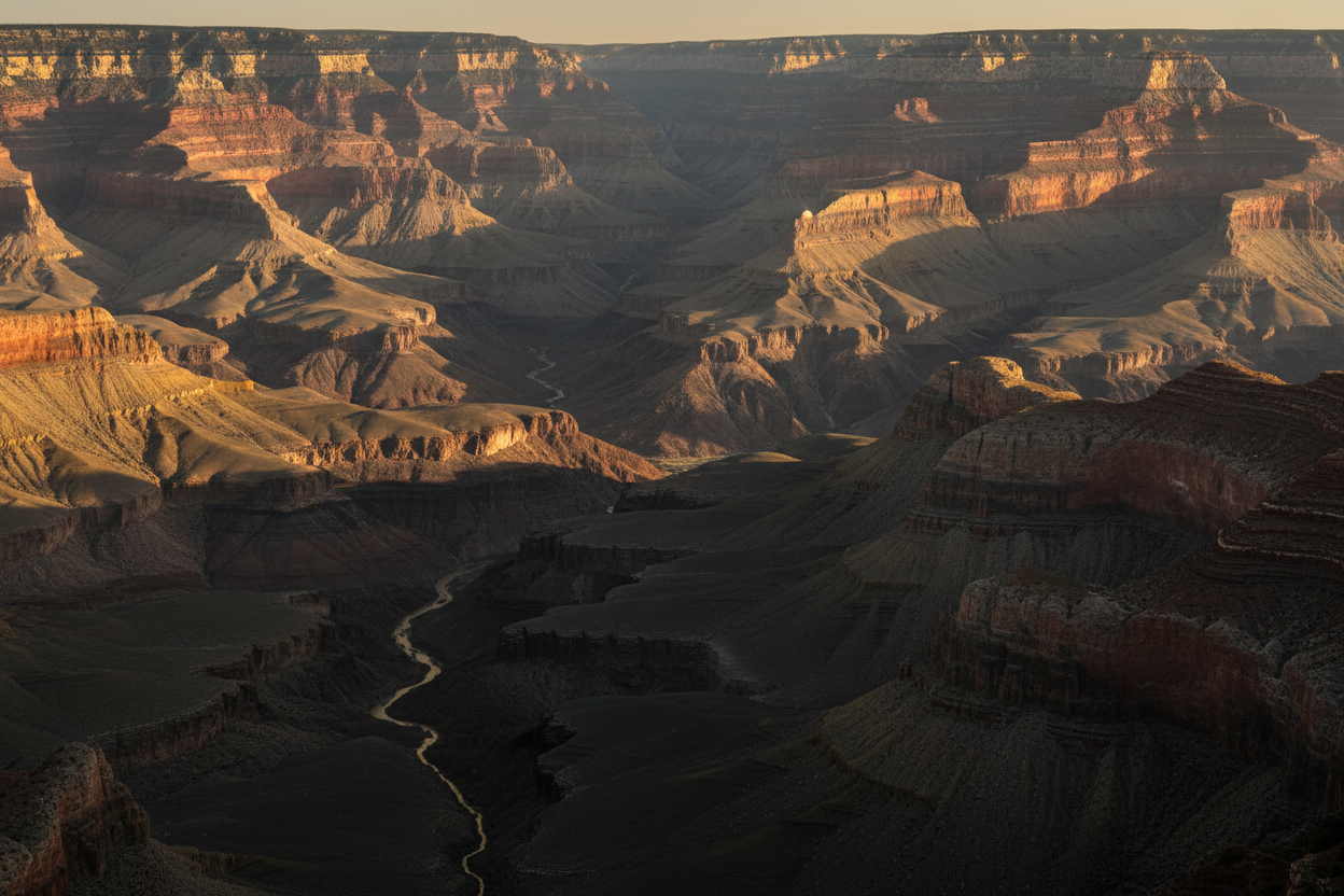 make the image Grandcanyon type terrain
